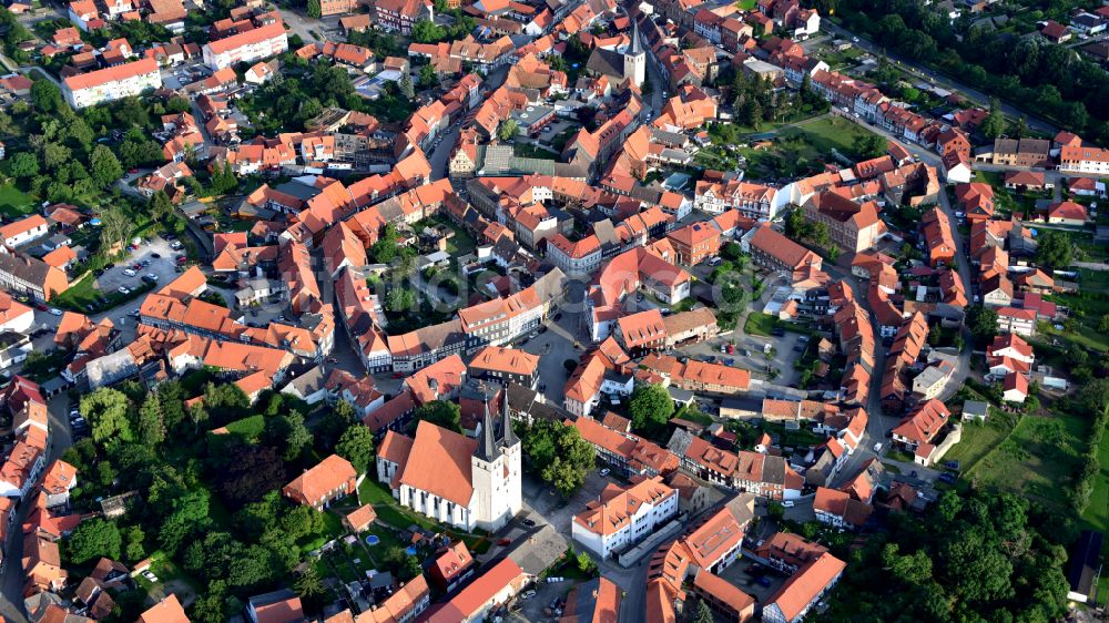 Luftaufnahme Osterwieck - Osterwieck im Bundesland Sachsen-Anhalt, Deutschland