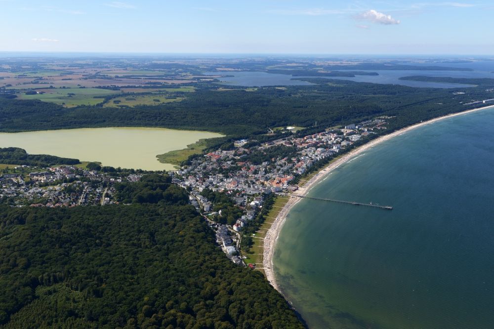 Luftbild Binz - Ostseebad Binz auf der Insel Rügen in Mecklenburg-Vorpommern