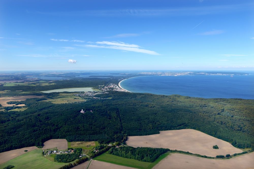 Luftaufnahme Binz - Ostseebad Binz auf der Insel Rügen in Mecklenburg-Vorpommern