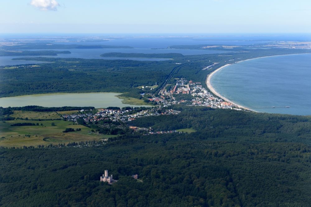 Binz aus der Vogelperspektive: Ostseebad Binz auf der Insel Rügen in Mecklenburg-Vorpommern