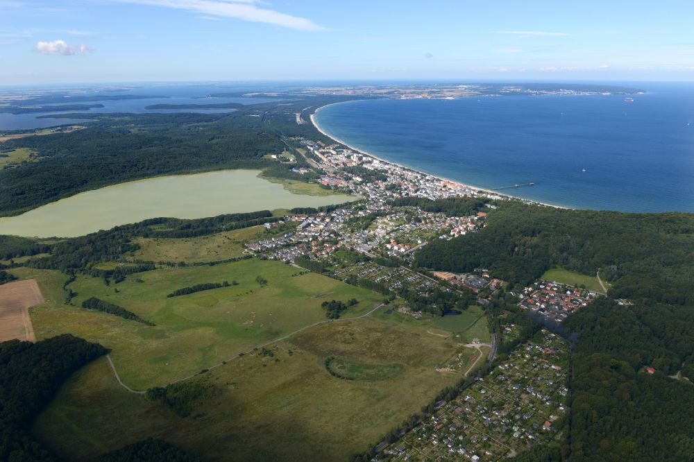 Luftbild Binz - Ostseebad Binz auf der Insel Rügen in Mecklenburg-Vorpommern