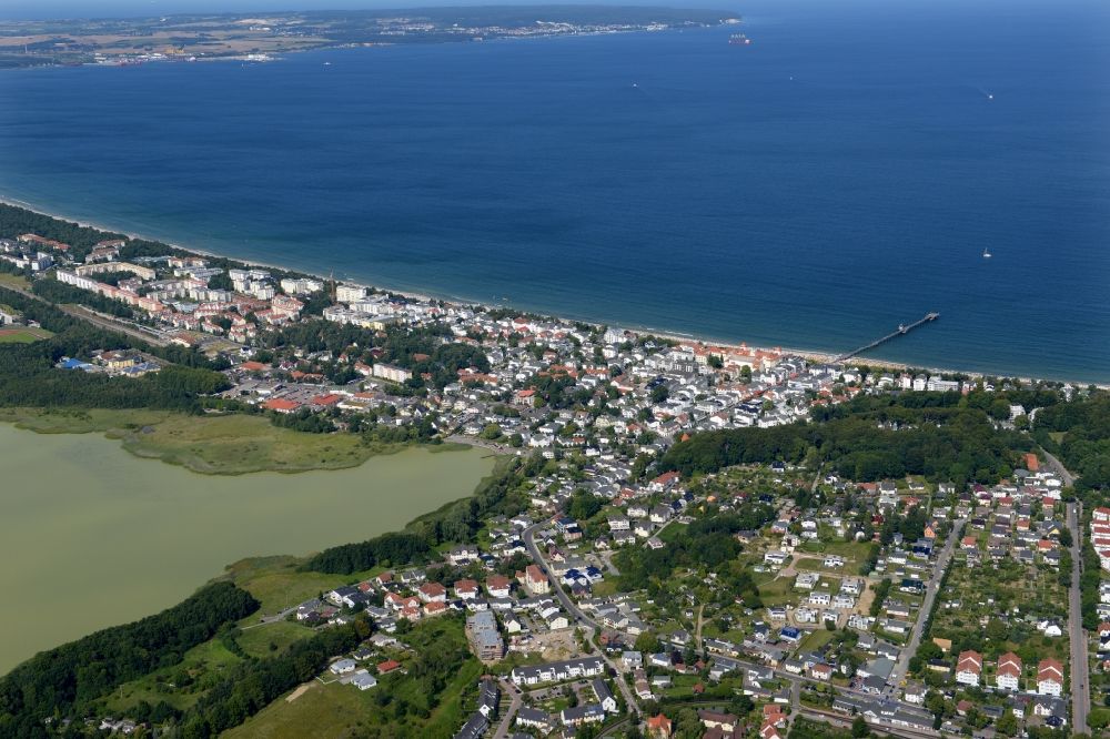 Binz aus der Vogelperspektive: Ostseebad Binz auf der Insel Rügen in Mecklenburg-Vorpommern