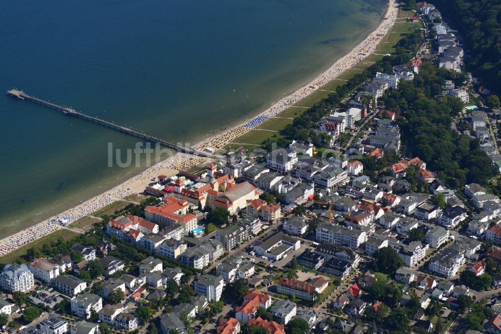 Luftaufnahme Binz - Ostseebad Binz auf der Insel Rügen in Mecklenburg-Vorpommern
