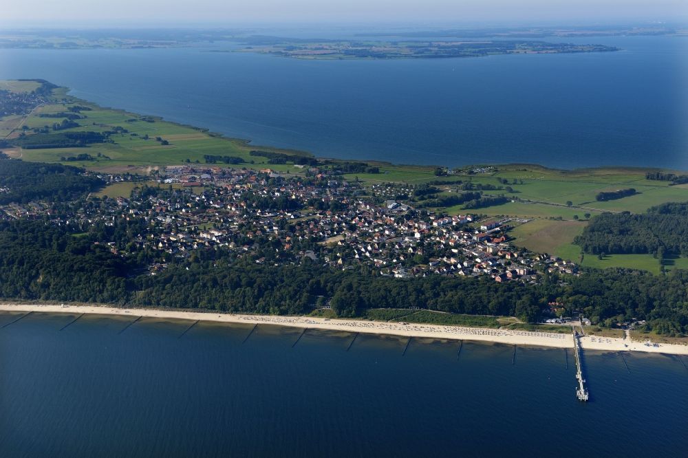 Luftbild Koserow - Ostseebad Koserow an der Küste zur Ostsee auf der Insel Usedom im Bundesland Mecklenburg-Vorpommern