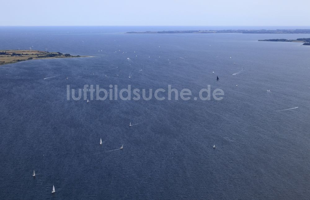 Luftbild Broager - Ostseegewässer der Flensburger Außenförde Kragesand in Broager in Dänemark