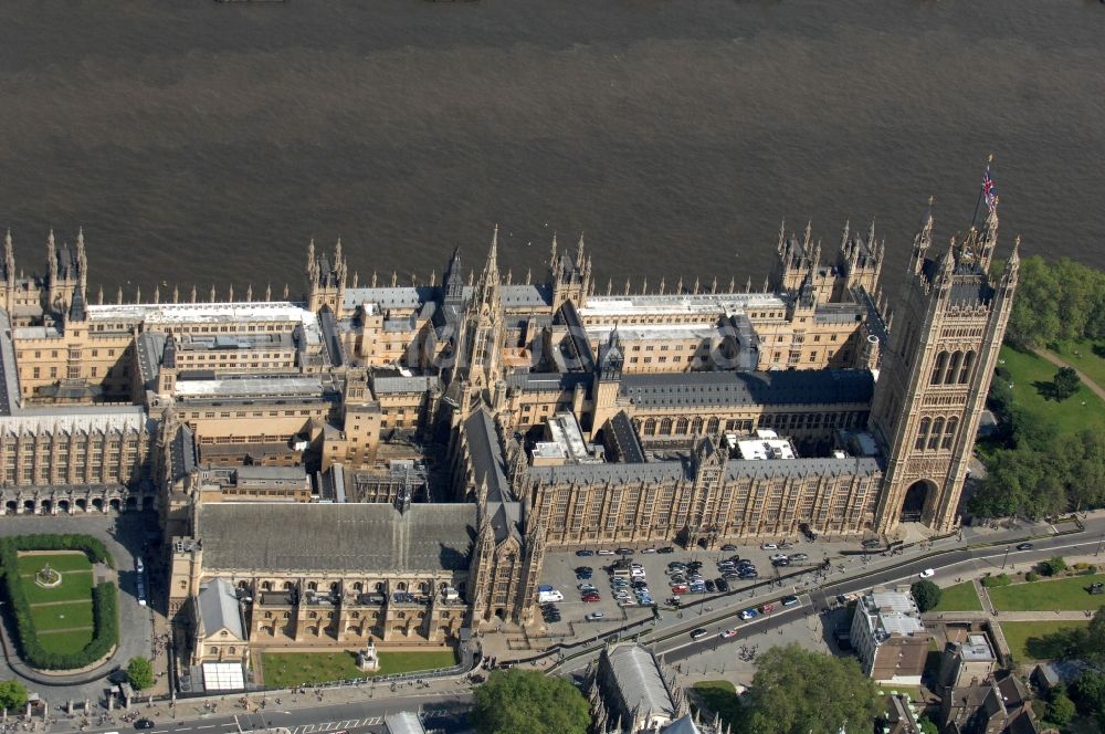 Luftbild London - Palace of Westminster / Westminster- Palast in London
