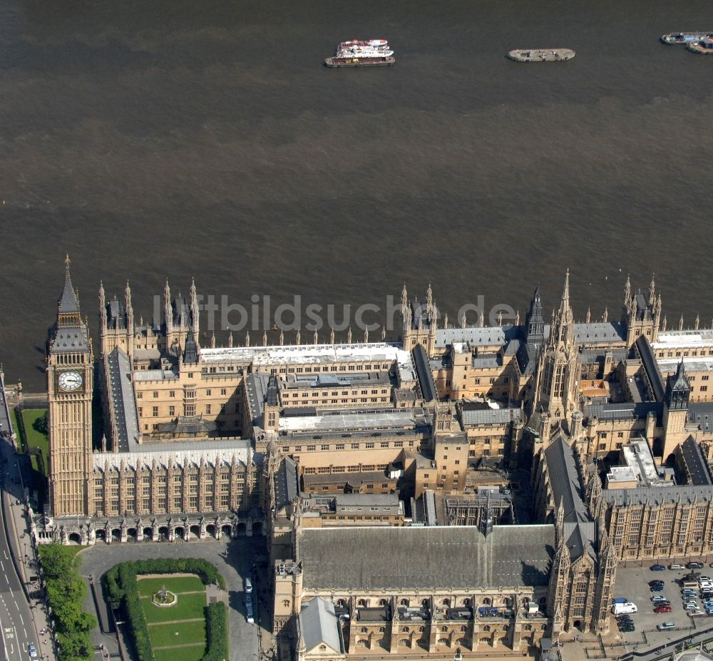 Luftaufnahme London - Palace of Westminster / Westminster- Palast in London