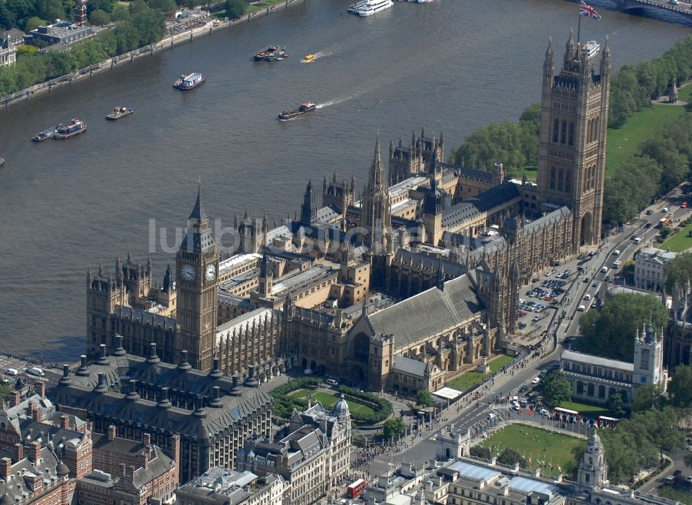 Luftbild London - Palace of Westminster / Westminster- Palast in London