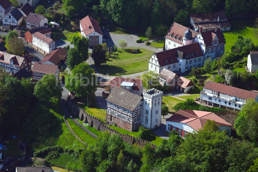 Luftbild Buchenau - Palais des Schloss in Buchenau im Bundesland Hessen, Deutschland