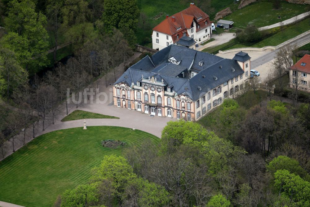 Luftaufnahme Molsdorf - Palais des Schloss in Molsdorf im Bundesland Thüringen, Deutschland