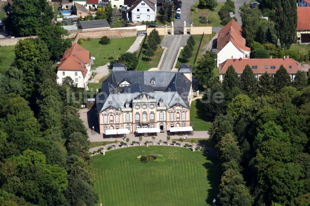 Molsdorf aus der Vogelperspektive: Palais des Schloss in Molsdorf im Bundesland Thüringen, Deutschland