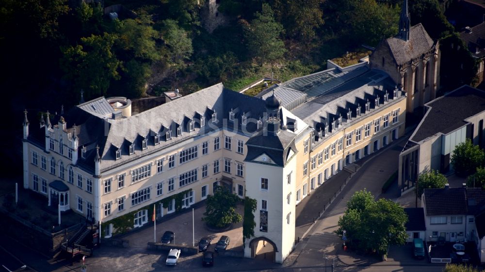 Bendorf aus der Vogelperspektive: Palais des Schloss Sayn in Bendorf im Bundesland Rheinland-Pfalz, Deutschland