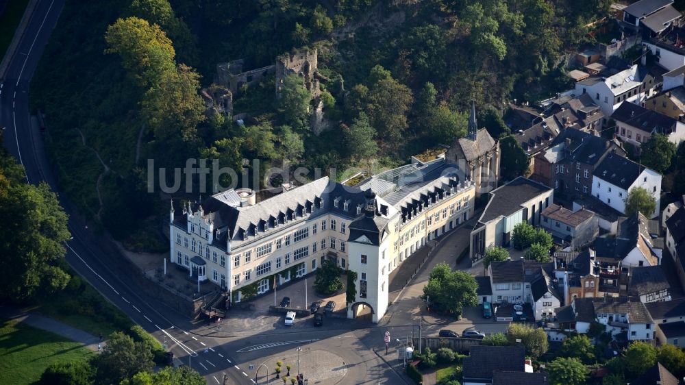 Luftbild Bendorf - Palais des Schloss Sayn in Bendorf im Bundesland Rheinland-Pfalz, Deutschland