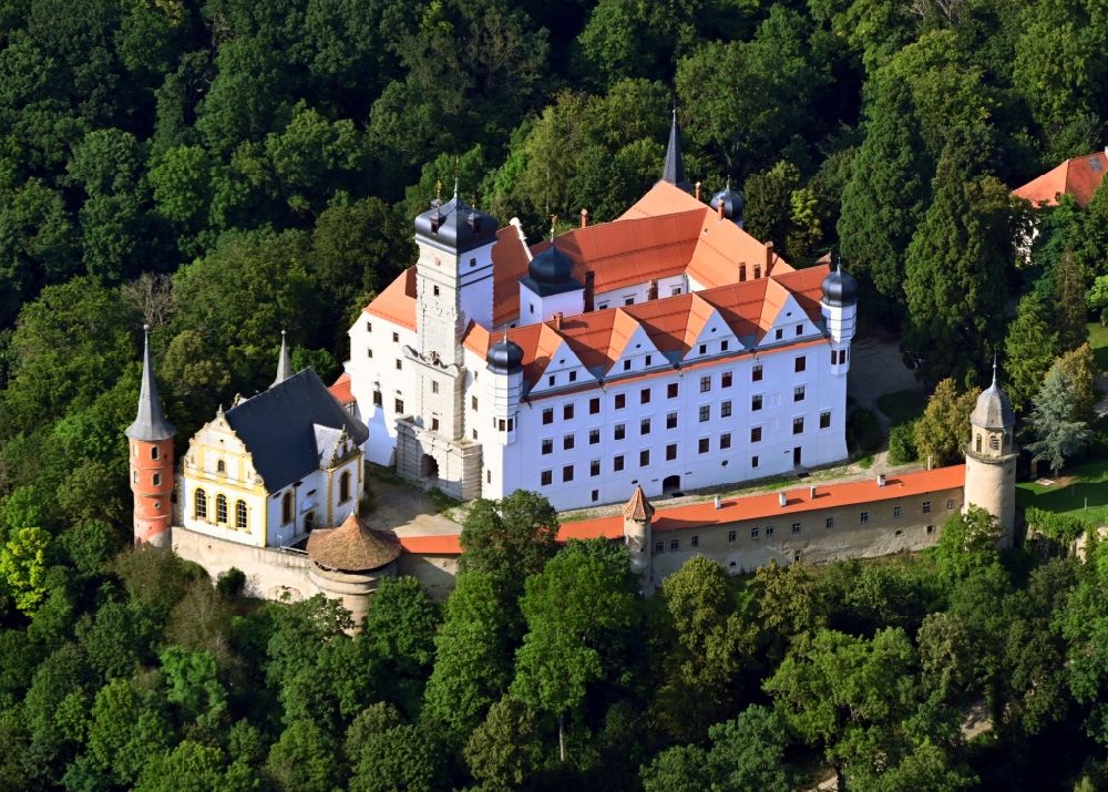 Luftbild Scheinfeld - Palais des Schloss Schwarzenberg in Scheinfeld im Bundesland Bayern, Deutschland