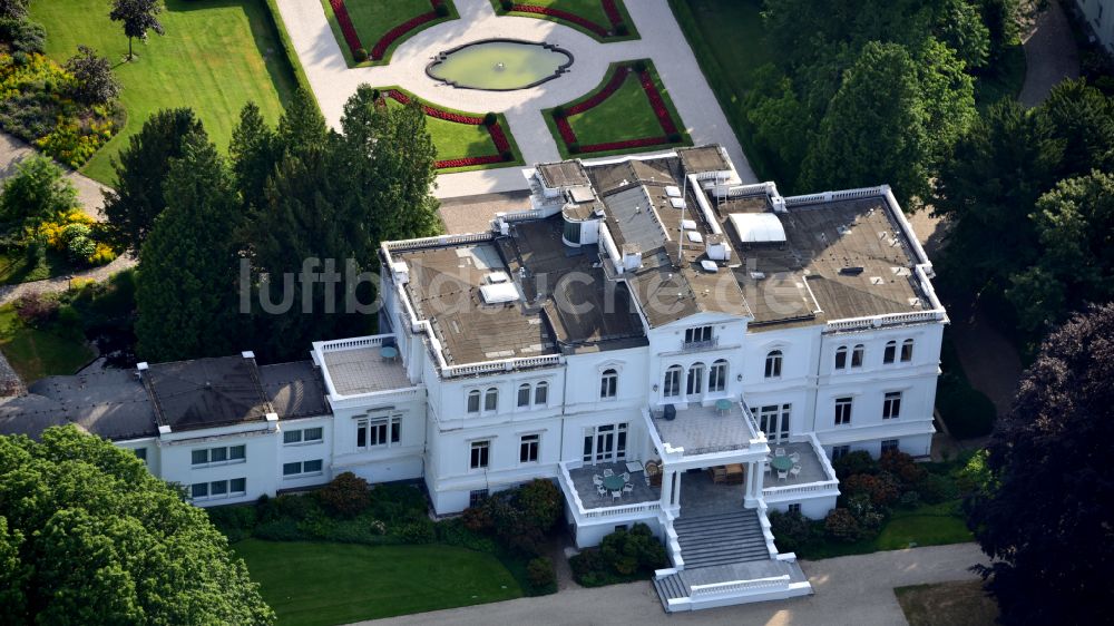 Luftaufnahme Bonn - Palais des Schloss Villa Hammerschmidt in Bonn im Bundesland Nordrhein-Westfalen, Deutschland