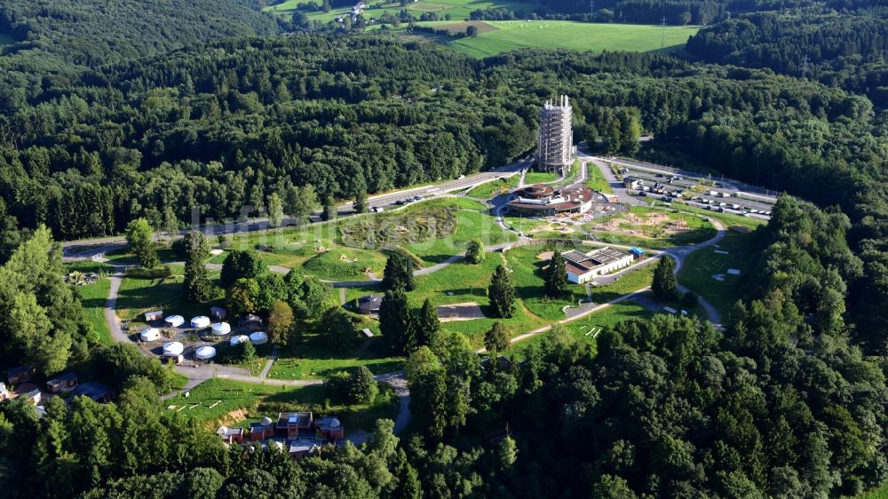 Luftaufnahme Waldbröl - Panarbora Park in Waldbröl im Bundesland Nordrhein-Westfalen, Deutschland