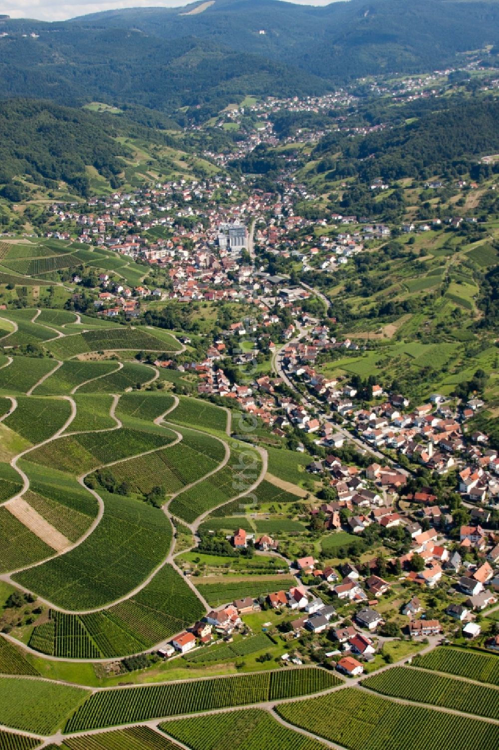 Luftbild Bühlertal - Panorama vom Ortsbereich und Umgebung in Bühlertal im Bundesland Baden-Württemberg