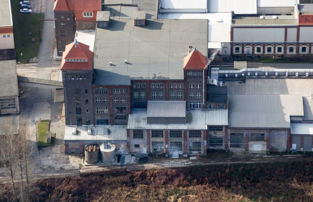 Luftaufnahme Heidenau - Papierfabrik der Firma Glatfelter in Heidenau im Bundesland Sachsen