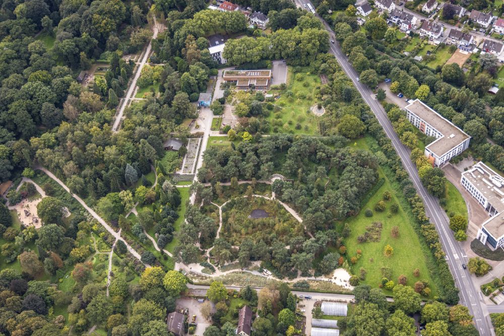 Luftaufnahme Dortmund - Parkanlage des Botanischen Garten Rombergpark in Dortmund im Bundesland Nordrhein-Westfalen
