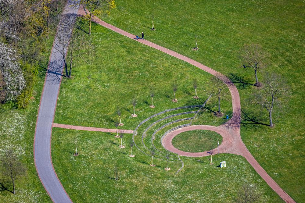 Luftbild Hagen - Parkanlage an der Ginsterheide in Hagen im Bundesland Nordrhein-Westfalen, Deutschland