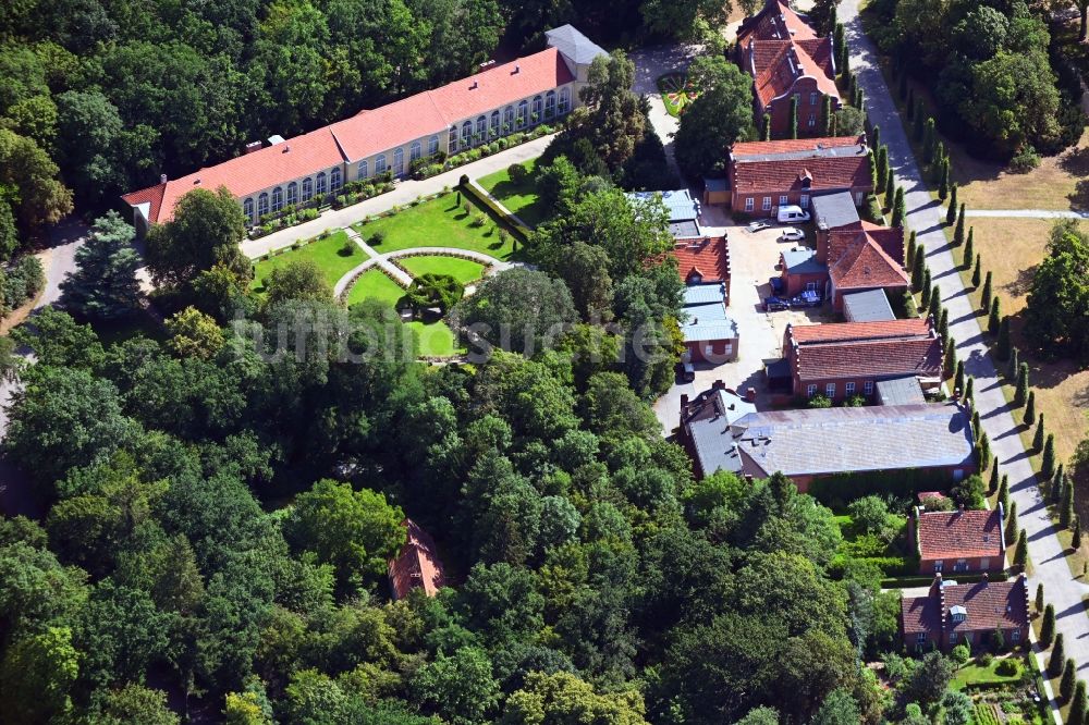 Luftaufnahme Potsdam - Parkanlage Neuer Garten in Potsdam im Bundesland Brandenburg, Deutschland