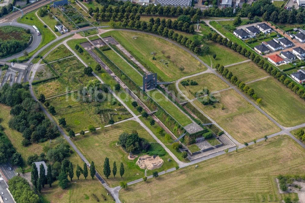 Oberhausen aus der Vogelperspektive: Parkanlage OLGA-Park im Stadtteil Osterfeld in Oberhausen im Bundesland Nordrhein-Westfalen