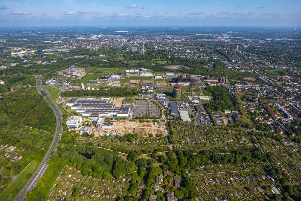 Luftbild Dortmund - Parkanlage WiloPark im Ortsteil Phönix-West in Dortmund im Bundesland Nordrhein-Westfalen, Deutschland