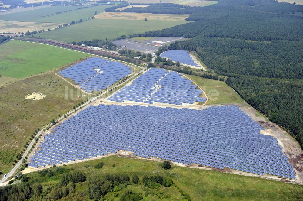 Horka von oben - Photovoltaikanlage / Solarkraftwerk in Horka im Bundesland Sachsen