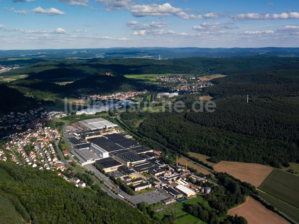Luftaufnahme Breuberg - Pirelli-Werk in Breuberg im Bundesland Hessen