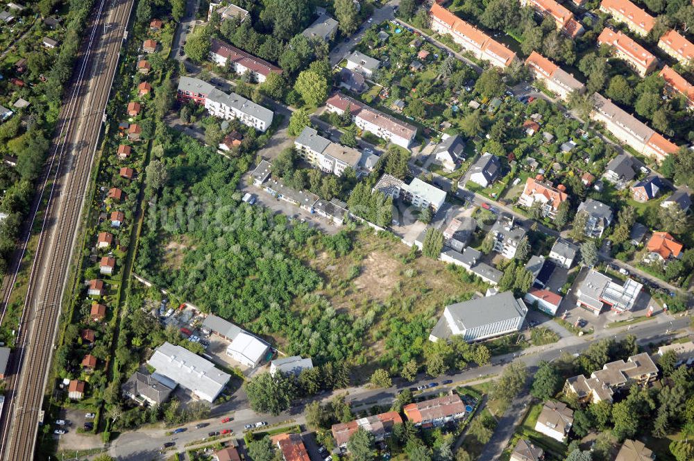 Luftaufnahme Berlin - Planfläche an der Hildburghauser Strasse in Berlin-Lankwitz