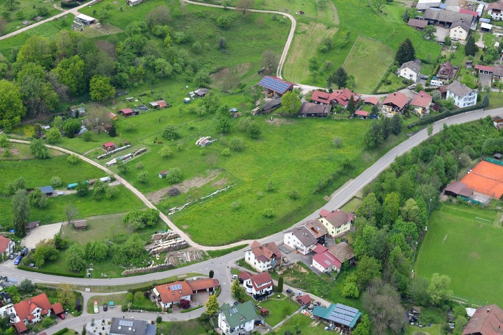 Hasel von oben - Planungsgebiet für das Bauland- Baugebiet Kaiden in Hasel im Bundesland Baden-Württemberg, Deutschland