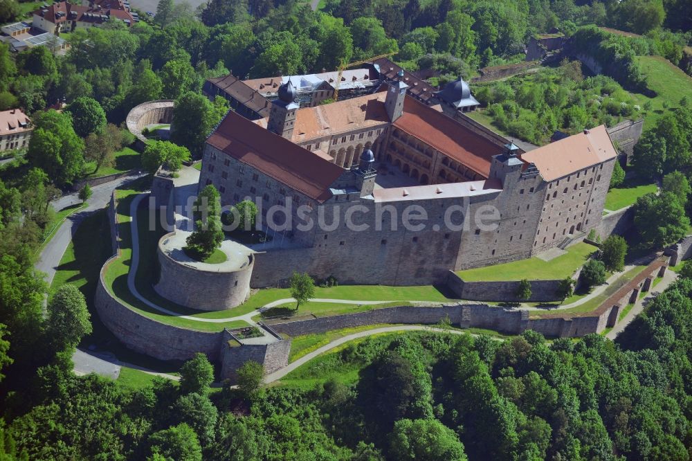 Luftaufnahme Kulmbach - Plassenburg in Kulmbach im Bundesland Bayern