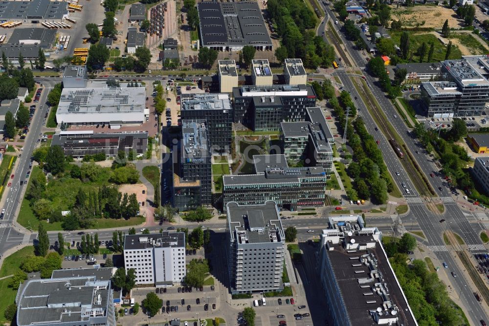 Luftbild Warschau - Platinium Business Park im Bezirk Mokotow in Warschau in Polen
