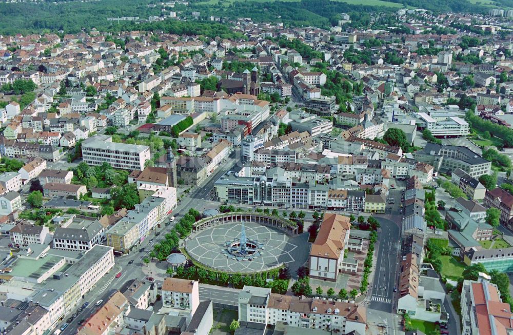 Luftaufnahme Pirmasens - Platz- Ensemble Exerzierplatz in Pirmasens im Bundesland Rheinland-Pfalz, Deutschland