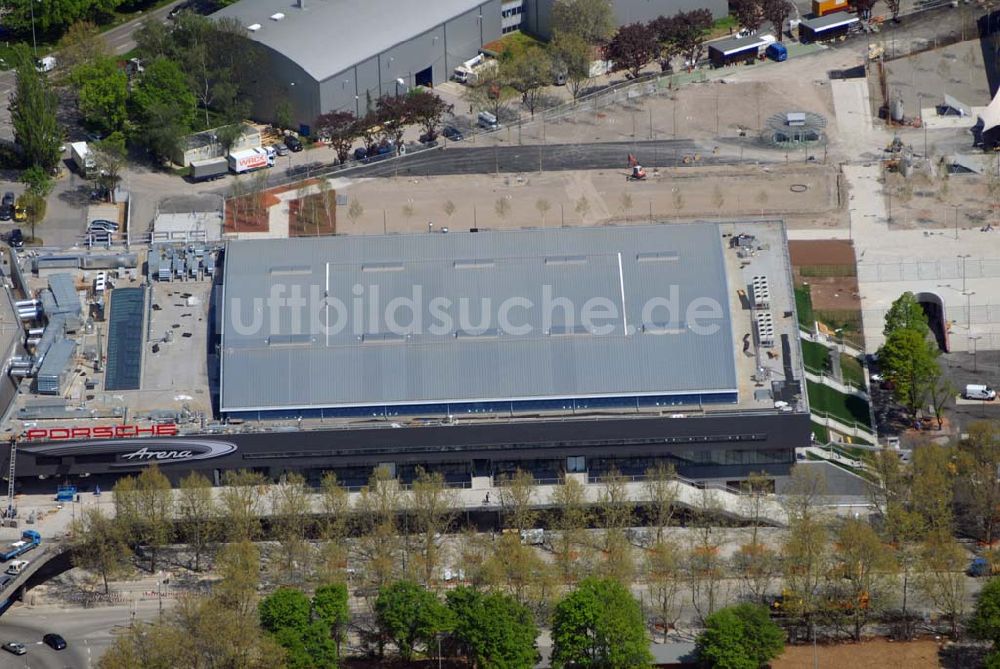 Luftaufnahme Stuttgart - Porsche-Arena in Stuttgart