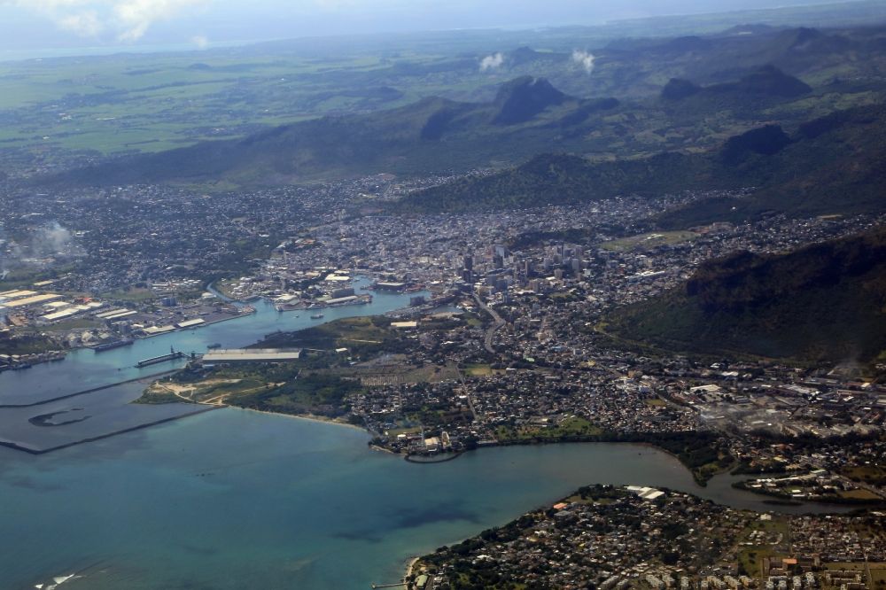 Luftbild Port Louis - Port Louis, die Hauptstadt von Mauritius