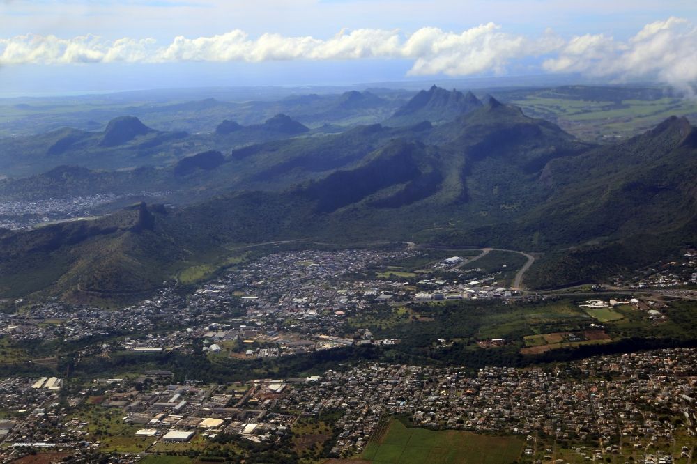 Port Louis von oben - Port Louis, die Hauptstadt von Mauritius