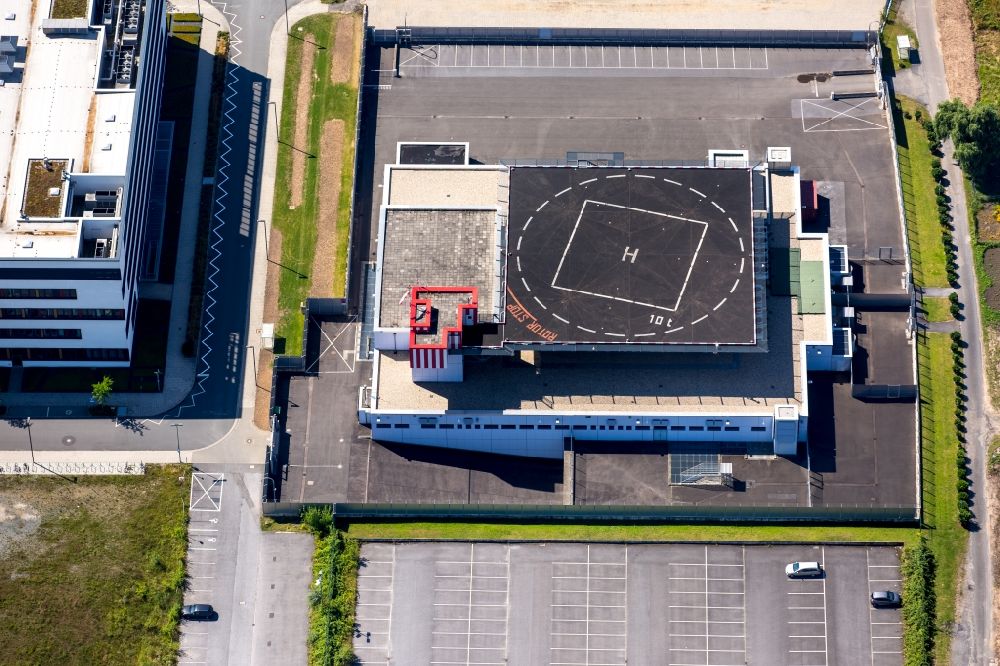 Düsseldorf aus der Vogelperspektive: Prozessgebäude des Oberlandesgerichts in in Düsseldorf im Bundesland Nordrhein-Westfalen