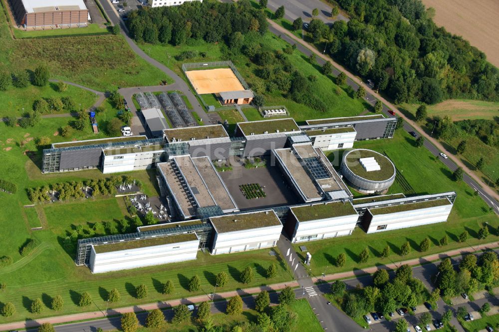 Remagen von oben - RAC Hochschule Koblenz - Standort RheinAhrCampus in Remagen im Bundesland Rheinland-Pfalz, Deutschland