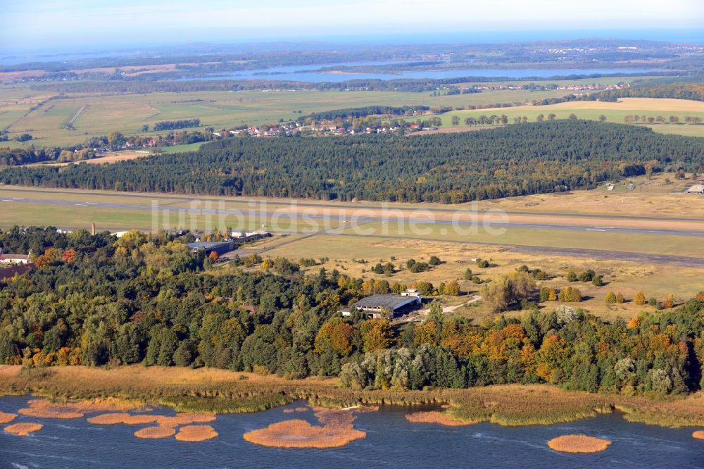 Luftaufnahme Garz - Regionalflughafen Heringsdorf in Garz im Bundesland Mecklenburg-Vorpommern