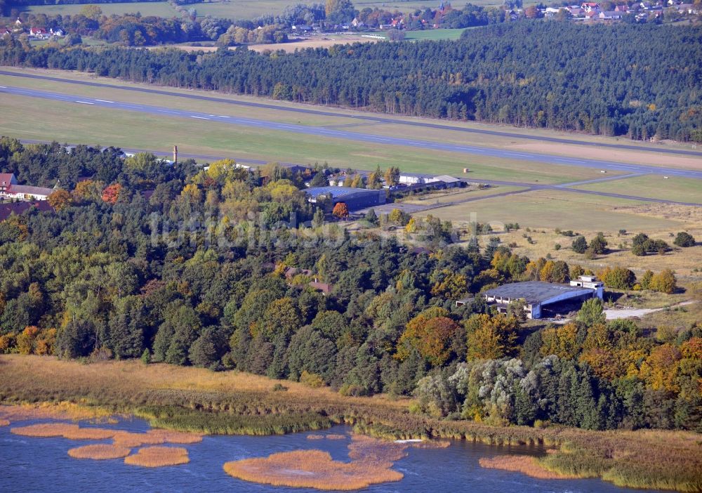 Luftbild Garz - Regionalflughafen Heringsdorf in Garz im Bundesland Mecklenburg-Vorpommern