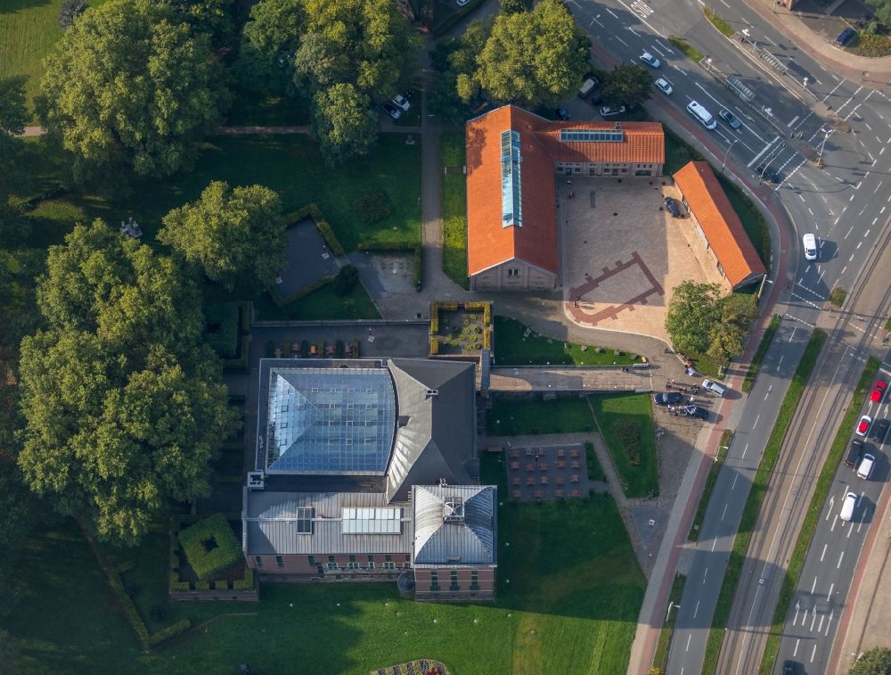 Gelsenkirchen aus der Vogelperspektive: Renaissanceschloss Horst in Gelsenkirchen im Bundesland Nordrhein-Westfalen