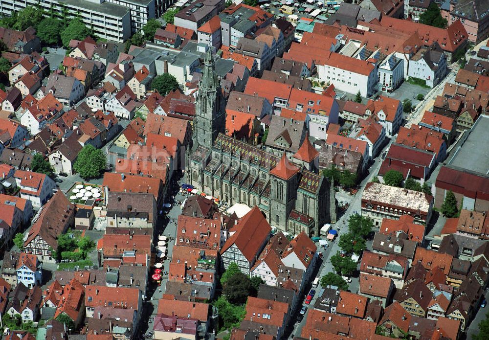 Luftaufnahme Reutlingen - Reutlingen Marienkirche