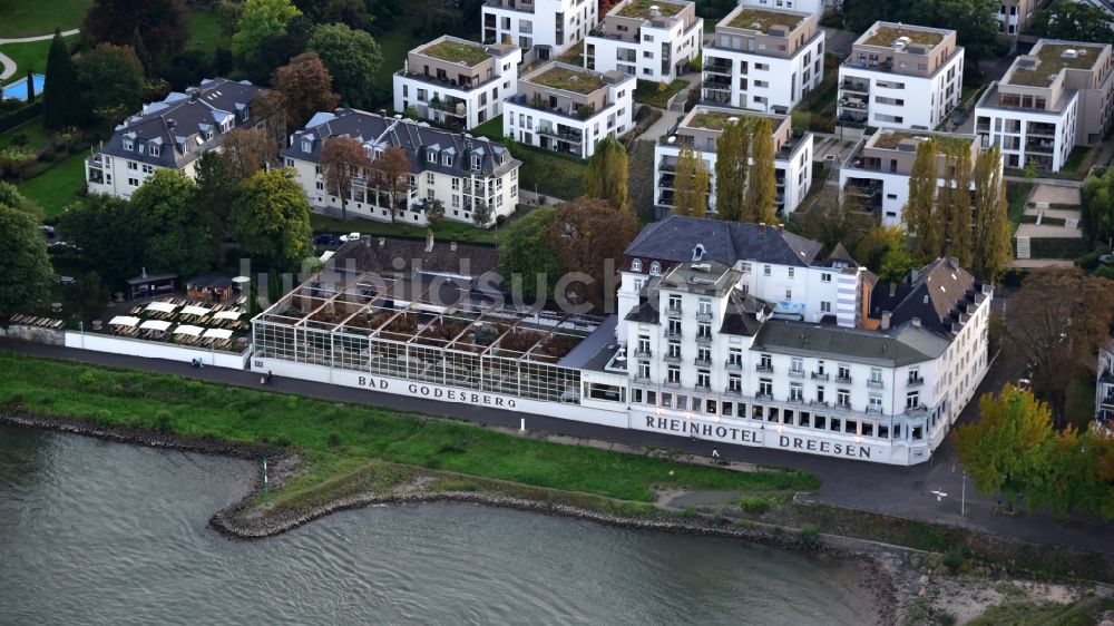 Luftaufnahme Bonn - Rheinhotel Dreesen in Bonn im Bundesland Nordrhein-Westfalen, Deutschland