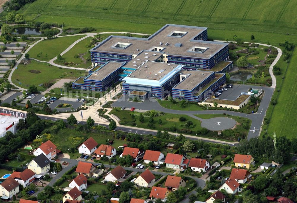 Luftaufnahme Apolda - Robert-Koch-Krankenhaus in Apolda im Bundesland Thüringen