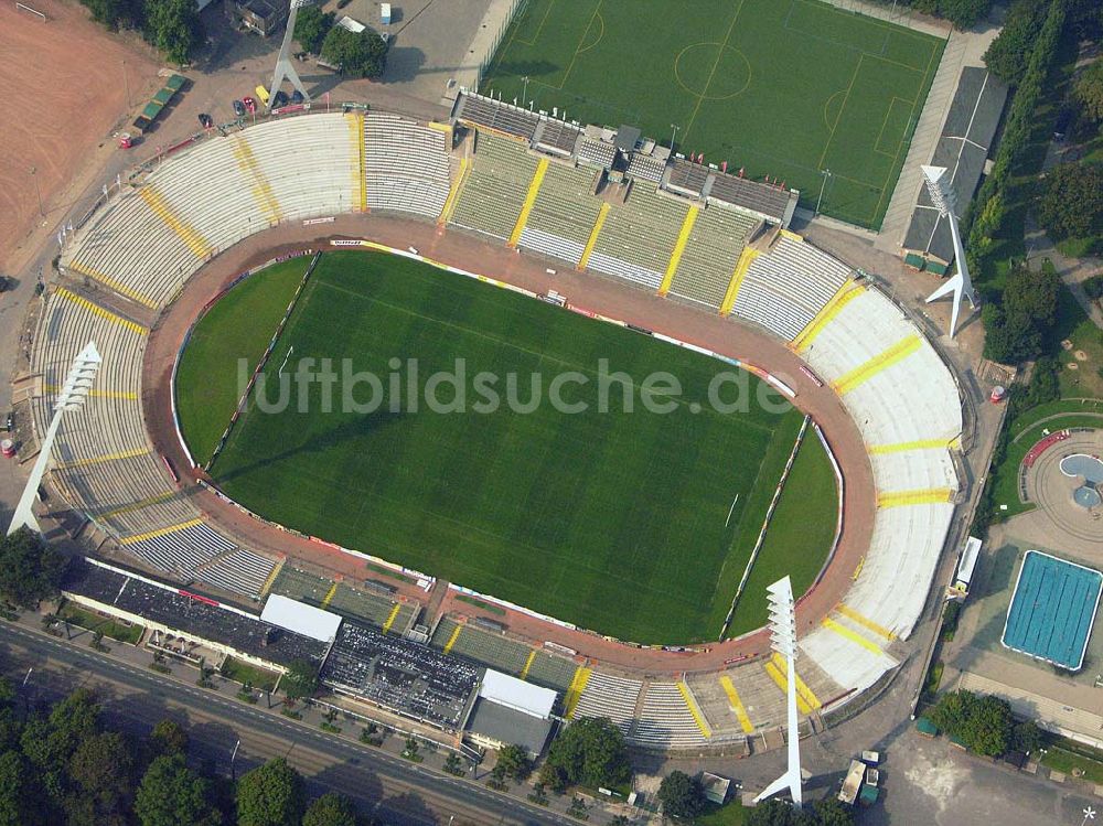 Luftbild Dresden - Rudolf-Harbig-Stadion Dresden