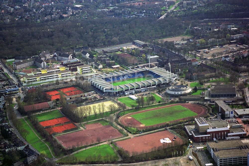 Bochum aus der Vogelperspektive: Ruhrstadion / Rewirpowerstadion Bochum im Bundesland Nordrhein-Westfalen