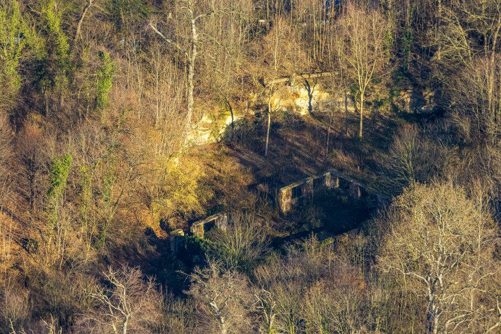 Luftaufnahme Cappenberg - Ruine in Cappenberg im Bundesland Nordrhein-Westfalen, Deutschland