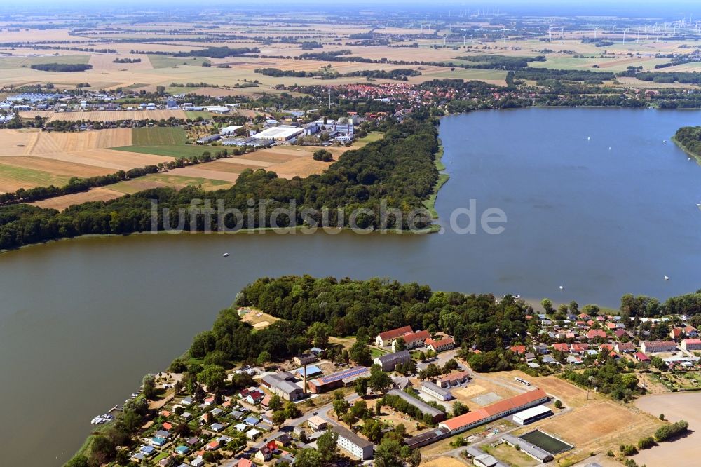 Luftbild Gnewikow - Ruppiner See in Gnewikow im Bundesland Brandenburg, Deutschland