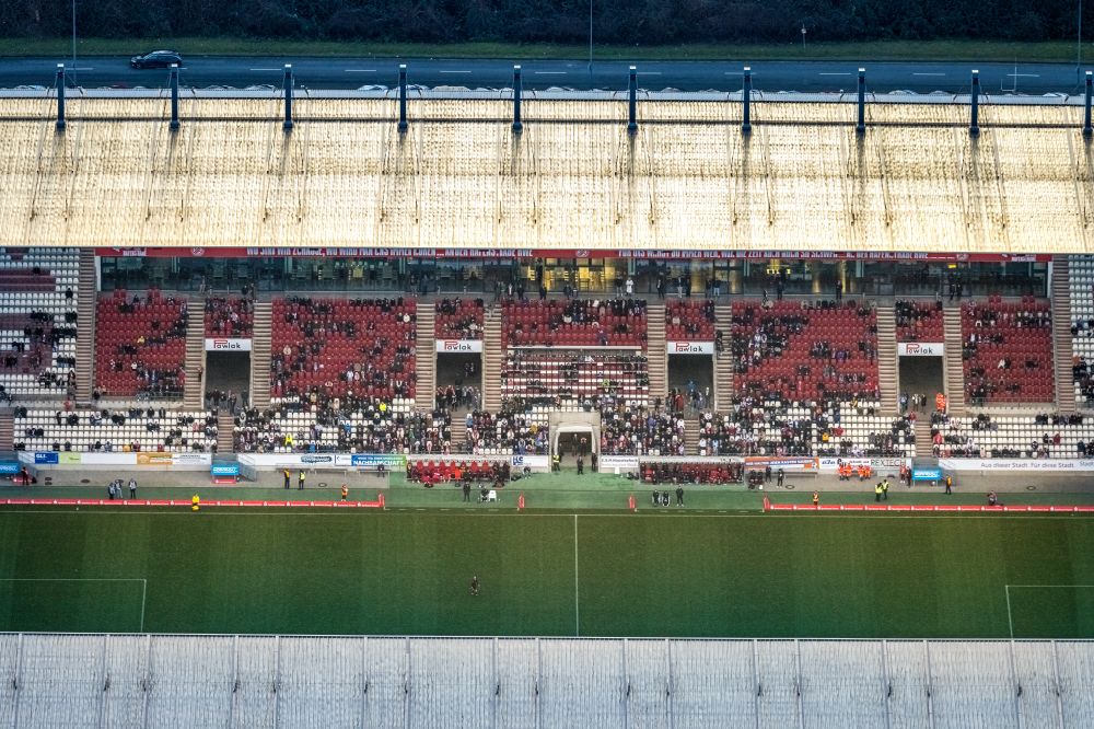 Luftbild Essen - RWE - Rot-Weiß Stadion in Essen im Bundesland Nordrhein-Westfalen